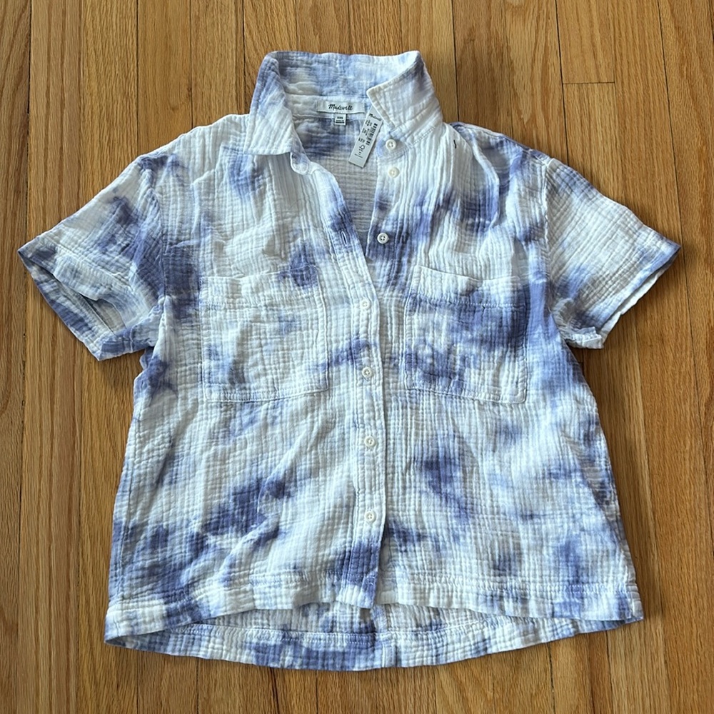 🌊 NWT Madewell Tie-Dye Shirt 🌊
